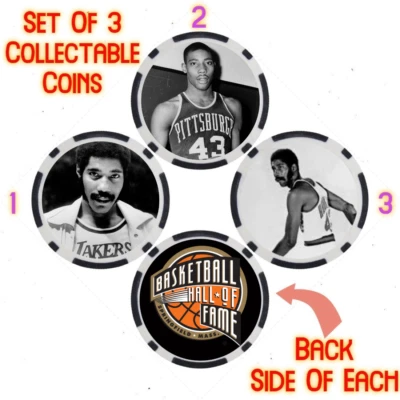 CONNIE HAWKINS - BASKETBALL HALL OF FAME - COLLECTABLE COIN SET - Image 1 of 2