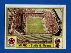 FIGURINA CALCIATORI PANINI EUROPA 80 STADIO G.MEAZZA MILANO N.27 REMOVED - Foto 1 di 1