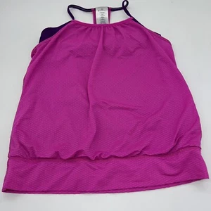 Ivivva Lululemon Girls Size 14 Pink Athletica Workout Tank Top - Picture 1 of 4