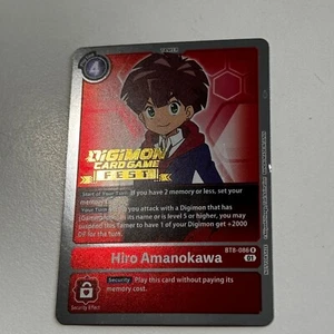 DIGIMON HIRO AMANOKAWA DIGIFEST PROMO NEAR MINT BT8-086® NM - Bild 1 von 1