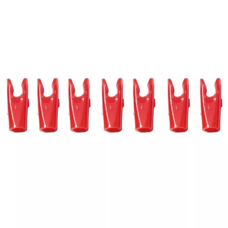 50pcs Archery Arrow Nocks Pin Plastic Tails Needle Adapter Shaft DIY Bow - Image 1 of 4