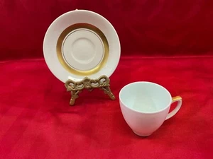 Grindley England Demitasse Espresso Cup Saucer 2.5oz Ceramic - Picture 1 of 3