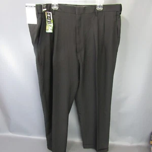 Haggar Stretch Stria Classic Fit Pleated Dress Pants Men's Size 44x29 NWT Slacks - Imagen 1 de 7