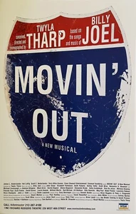 Movin' Out - Broadway Window Card 2002 - Billy Joel Musical - Bild 1 von 1