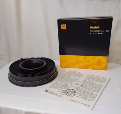 New Kodak Carousel 140 Slide Projector Tray Original Box & Papers Excellent USA - Image 1 of 2