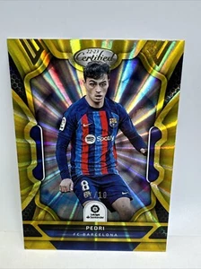 2022-23 Panini Chronicles Certified Premier League Pedri Gold Laser 01/10 - Bild 1 von 3