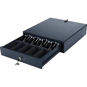 Adesso 13" POS Cash Drawer With Removable Cash Tray 4 Bill 5 Coin 2 Media Slot 3 - Bild 1 von 9