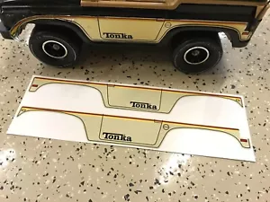 Mighty Tonka Ford Bronco Blazer Jeep MR-970 Metal 17" 1970s decals stickers - Picture 1 of 6