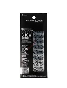 Maybelline Color Show Prints Mirror Effect Nail Stickers. 40, Urban Jungle