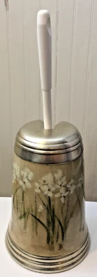 NUEVO CROSCILL ORCHIDS & NARCISSUS Toilette Bowl and Brush DE COLECCIÓN Foto 1 de 4