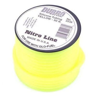 Nitro Line Yellow SOLD BY FOOT Du-Bro Inner Diameter 3/32" (2.3mm)  DUB2238 - Image 1 of 2