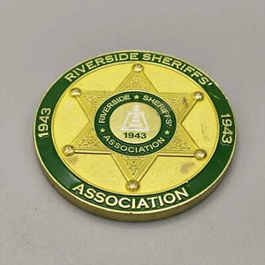 Riverside Sheriff Association in Unity There Is Strength Challenge Coin - Picture 1 of 5