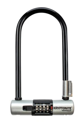 Kryptonite Kryptolok Combo Std U-Lock 102x229mm 12.7mm Black - Image 1 of 4