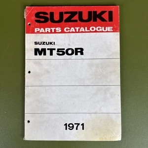 1971 Genuine OEM Suzuki Motorcycle Parts Manual Catalog Catalogue MT50R - Bild 1 von 7