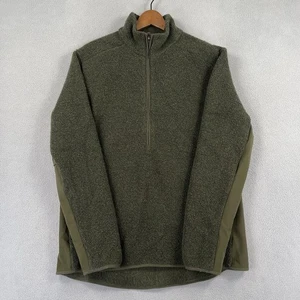 Lululemon Sweatshirt Herren Large grün 1/2 Zip Pullover Wollmischung Tundra Tech - Bild 1 von 10