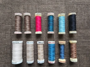 Sewing THREAD Lot: Gutermann / Mettler Metrosene POLYESTER Thread 10-Spools #3 - Picture 1 of 4