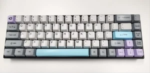 Akko 3068 Mechanical Bluetooth Keyboard In Purple Blue Grey - Picture 1 of 4