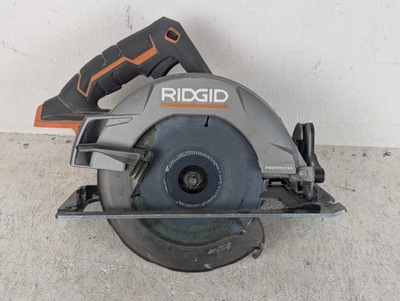 Ridgid Cordless 18v Circular Saw R8653 Brushless 7-1/4" Used With Blade, Wrench  - Image 1 of 4