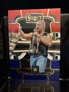 2024 WWE Select Red & Blue Prizm Stone Cold Steve Austin - Picture 1 of 2