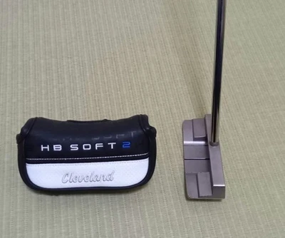 Cleveland HB Soft 2 Center Shaft Putter #8C Rubber Grip New Cover Golf Club - Image 1 of 4