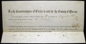 1862 HICKSVILLE STADT OYSTER BAY LONG ISLAND NY SCHNAPSLADEN CATHERINE CAHILL - Bild 1 von 3