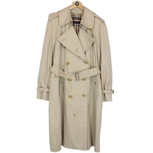 Vintage Trenchcoat 90er Burberry beige zweireihig mit Gürtel - Bild 1 von 5