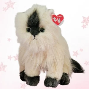 ⭐️ PEACHES ⭐️ 20TH Anniversary Edition! 2006 TY CLASSIC Long-haired CAT - MWMT'S - Picture 1 of 7