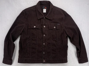 Vans "Off The Wall" Cord Jacke Trucker Style Braun Herren XL Vintage 90s Y2K - Bild 1 von 10