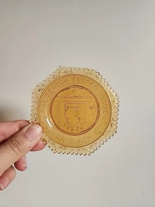 Vintage Pairpoint Glass Works Cup plate MA - 1979 The Hidden Fireplace - Picture 1 of 5