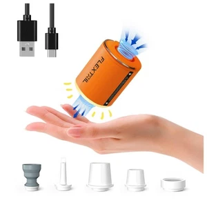 FLEXTAILGEAR Portable Air Pump with Camping Lantern Tiny Pump 2X 4kPa Air Pump - Picture 1 of 7