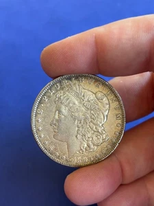 1896 P Morgan Dollar vz 90% Silber #3 - Bild 1 von 2