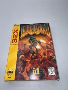 sega 32X game cib DOOM complete in box with manual - Picture 1 of 18