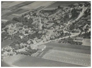 ZZ-1689/ Klein-Rodensleben b. Wanzleben Foto Luftbild 18 x 13 cm ca.1938 - Bild 1 von 2