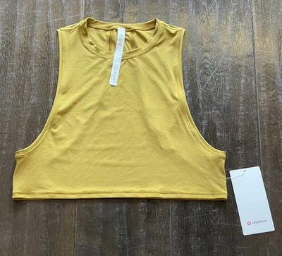 Nuevo con etiquetas Camiseta sin mangas Lululemon Muscle Love*Resistente Talla 4 Oro Especias Resistente a la abrasión $58 Foto 1 de 4