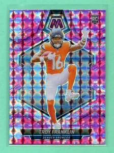 2024 Panini Mosaic Troy Franklin #378 Pink Camo Prizm Rookie Card - Picture 1 of 2