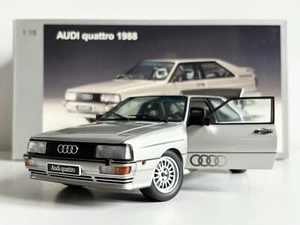 Super seltenes 1:18 AUTOart 1988 Audi Quattro LWB Straßenauto in silbermetallic!! - Bild 1 von 23