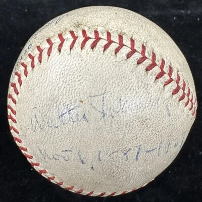 Béisbol Walter Johnson firmado único OAL Harridge Reach JSA PSA LOA Foto 1 de 4