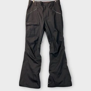 Ride Mens Snowboard Ski Pants Strata HD 15K Sz Med Black Burgundy Insulated Vent - Picture 1 of 23