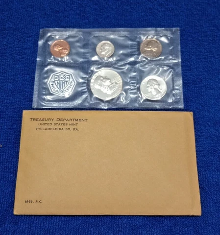 1963 United States Mint Proof Set (B17) Cover