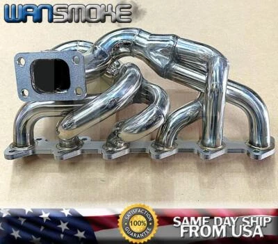 Colector turbo de acero inoxidable T3 para 1982+ BMW E30 E28 325 328 525 528 M20B25 M20B27 Foto 1 de 4