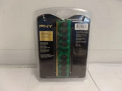 PNY Optima 1GB PC2-4200 DDR2-533MHz non-ECC 240-Pin DIMM Memory Module SEALED - Image 1 of 4