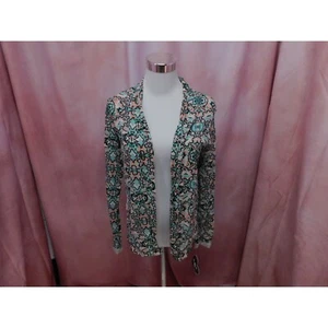 XOXO Girls Black Multi Color Lightweight Open Cardigan L 14-16 NWT - Picture 1 of 11
