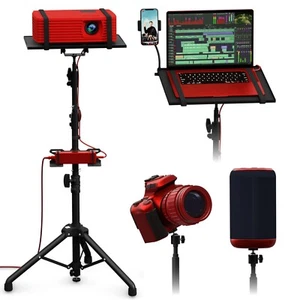 Propvue Projector Tripod Stand Height Adjustable (66-150Cm), Floor Projector Sta - Picture 1 of 10
