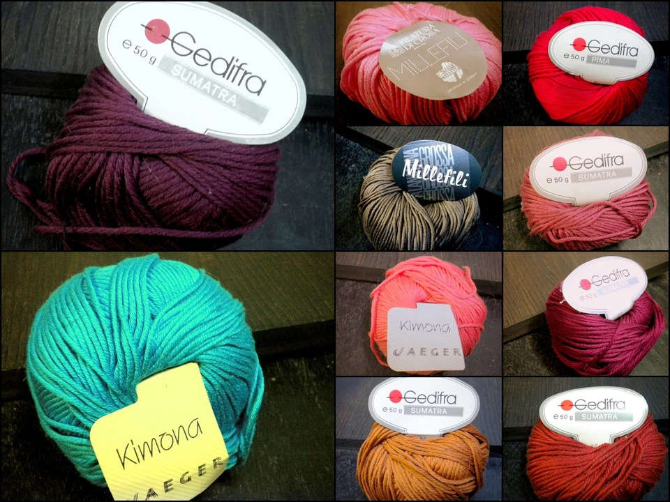 100% Cotone, Ago 2,5 - 4,5 Lato 1, Vintage Retrò - Immagine 1 di 1