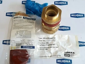 HUBBELL HAWKE ICG653 UNIVERSAL C2 latón M40 -60 °C +80 °C (nuevo stock antiguo) - Imagen 1 de 12