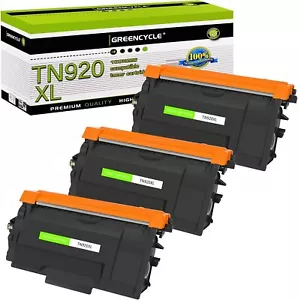 3PK TN920 Toner Cartridge Compatible for Brother TN920XL MFC-EX915DW HL-L6217DW - Picture 1 of 24