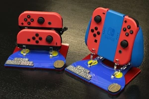 Acrylic Display Stand for Nintendo Switch Joy-Con Super Mario Bros. Edition - Picture 1 of 6