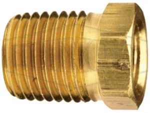 Dixon 3731612C Brass Reducer Hex Bushing, 3/4" Female x 1" Male - Picture 1 of 1