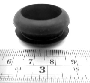 1" Hole Fit Rubber Grommet - Wiring Bushing - For 1/4" Thick Panel, Has 7/8" ID - Picture 1 of 12
