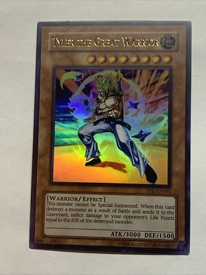 Tyler The Great Warrior Sexy Card Holo Anime Yugioh Art Rare Secret Alt Custom - Image 1 of 4